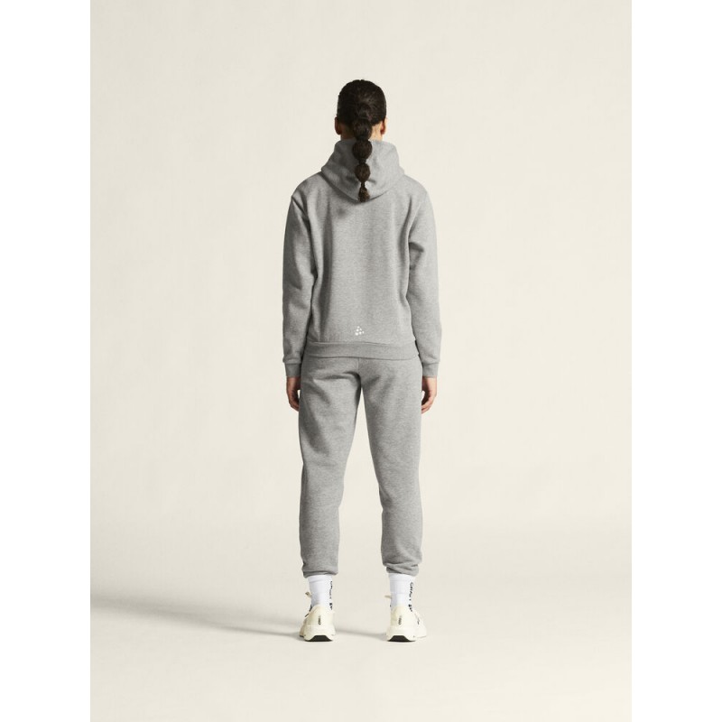 CRAFT ŽENSKE DOLGE BOMBAŽNE HLAČE COMMUNITY 2.0. PANTS GREY MELANGE