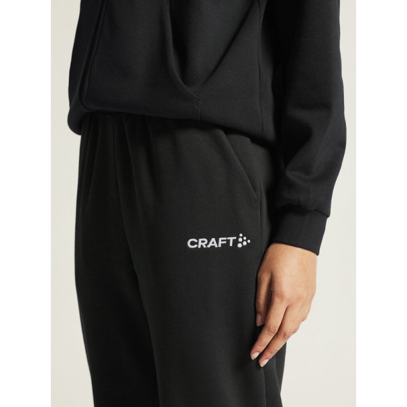 CRAFT ŽENSKE DOLGE BOMBAŽNE HLAČE PANTS BLACK