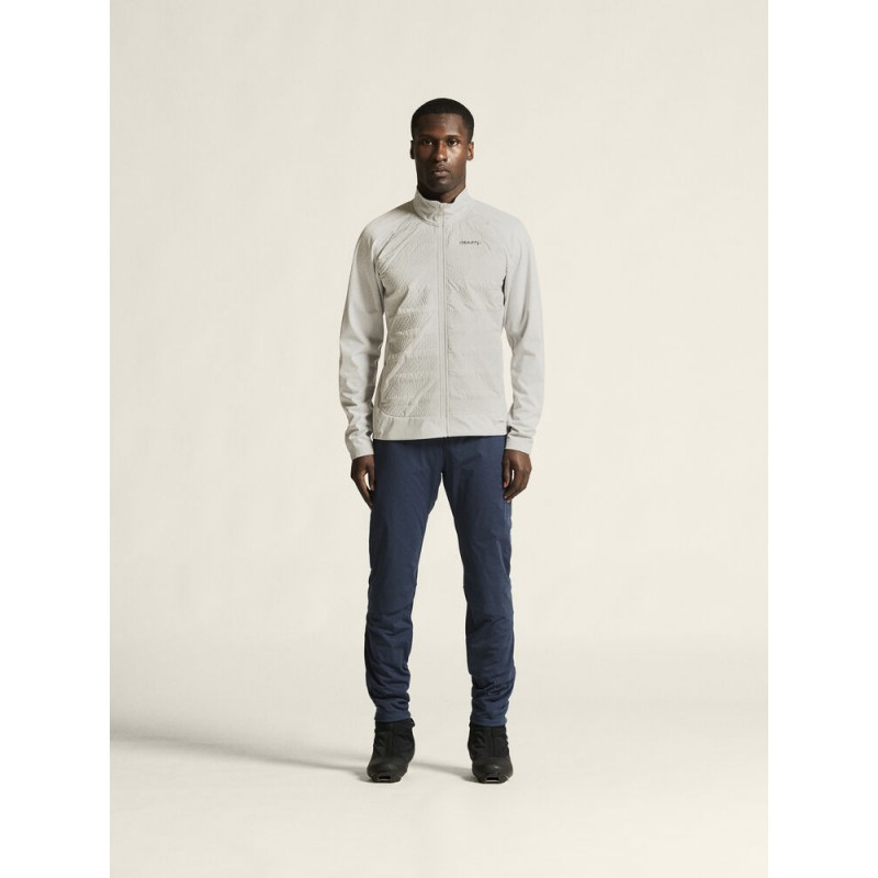 CRAFT MOŠKA VODOODPORNA JAKNA ADV NORDIC TRAINING SPEED JACKET 2 SIVO-BELA CLOUD - TEK NA SMUČEH