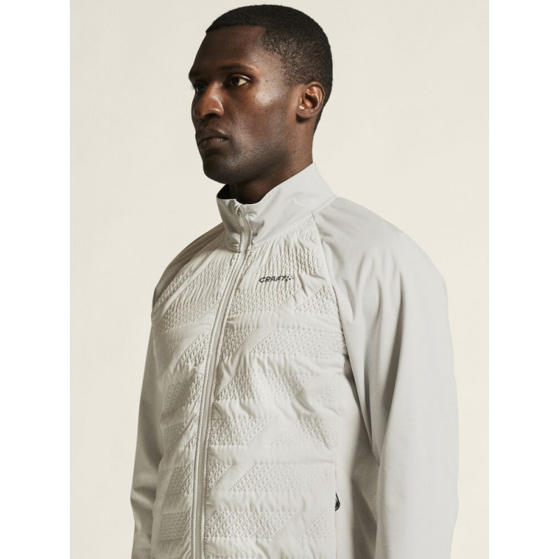 CRAFT MOŠKA VODOODPORNA JAKNA ADV NORDIC TRAINING SPEED JACKET 2 SIVO-BELA CLOUD - TEK NA SMUČEH