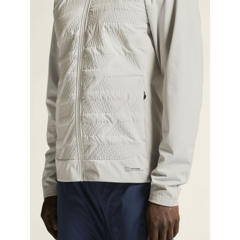 CRAFT MOŠKA VODOODPORNA JAKNA ADV NORDIC TRAINING SPEED JACKET 2 SIVO-BELA CLOUD - TEK NA SMUČEH