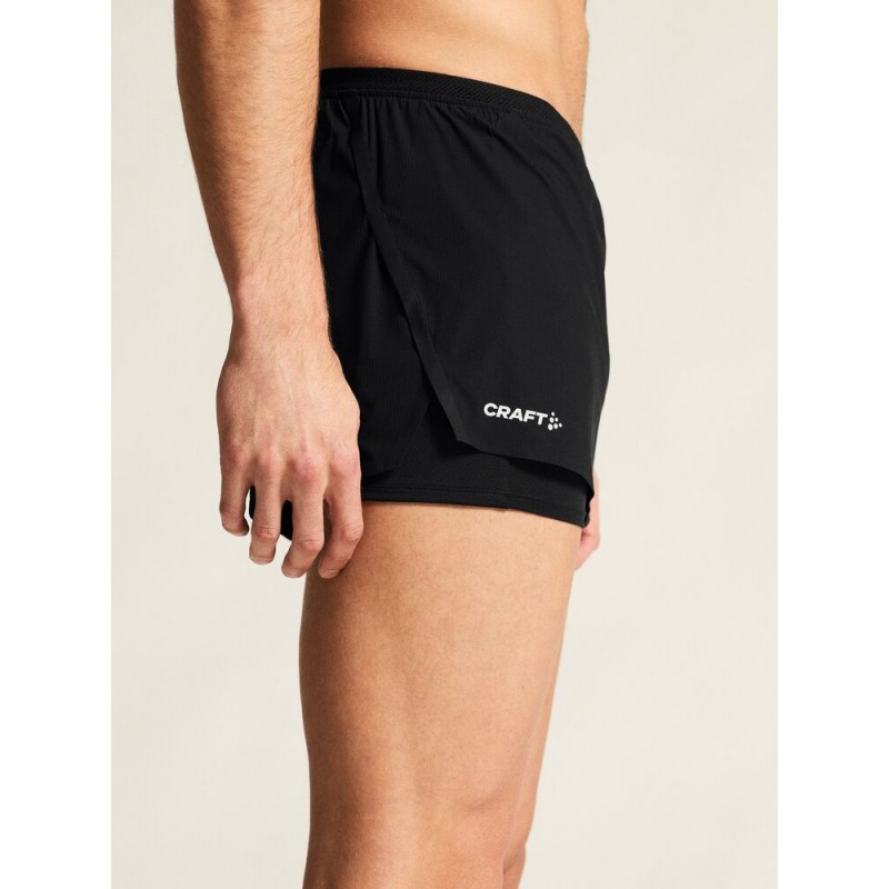 CRAFT MOŠKE KRATKE HLAČE TEKMOVALNE PRO RACE DAY SPLIT SHORTS ČRNA BLACK