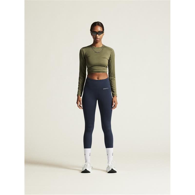 CRAFT ŽENSKE ZIMSKE DEBELEJŠE DOLGE PAJKICE CORE ESSENCE WARM TIGHTS TEMNO MODRA BLAZE
