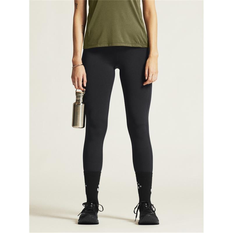 CRAFT ŽENSKE ZIMSKE DEBELEJŠE DOLGE PAJKICE CORE ESSENCE WARM TIGHTS BLACK