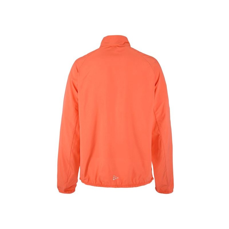 CRAFT ŽENSKA JAKNA/VETROVKA CORE ESSENCE WIND JACKET KORALNO ORANŽNA TRACE
