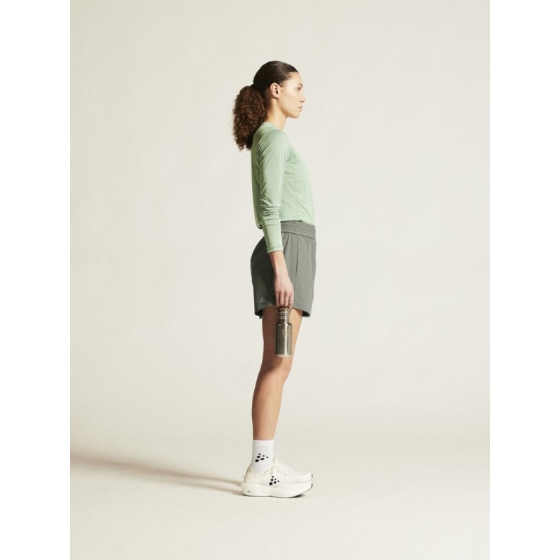 CRAFT ŽENSKE RAZTEGLJIVE KRATKE HLAČE CORE ESSENCE SHORTS LEAF