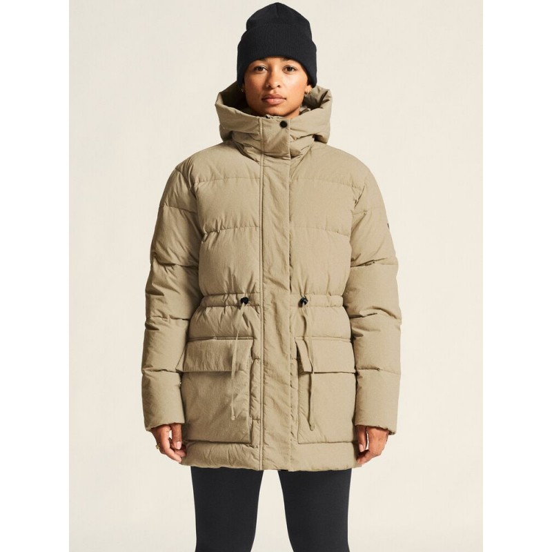 CRAFT ŽENSKA TOPLA DEBELA PUHOVKA IZ PRAVEGA PUHA URBAN DOWN PUFFER JKT TAUPE
