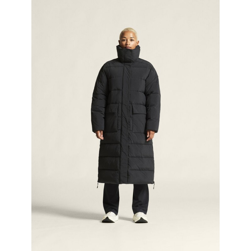 CRAFT ŽENSKI DOLG TOPLO PODLOŽEN ZIMSKI PLAŠČ URBAN LONG PADDED COAT BLACK