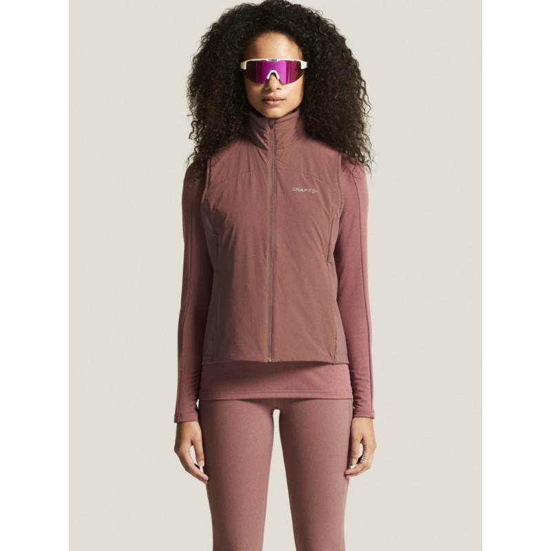 CRAFT ŽENSKI FUNKCIONALEN BREZROKAVNIK ADV ESSENCE WARM VEST 2 BROWN