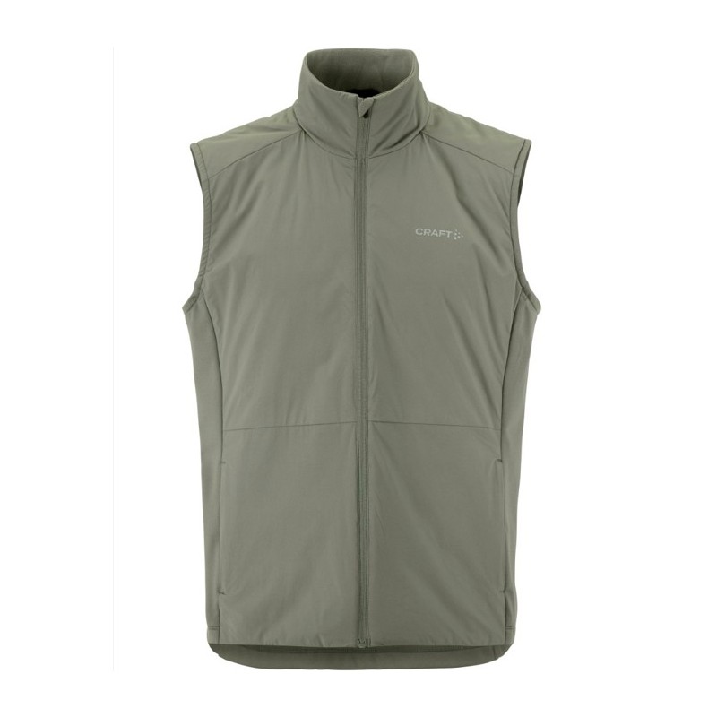 CRAFT MOŠKI FUNKCIONALEN BREZROKAVNIK ADV ESSENCE WARM VEST 2 SIVO-ZELENA LEAF