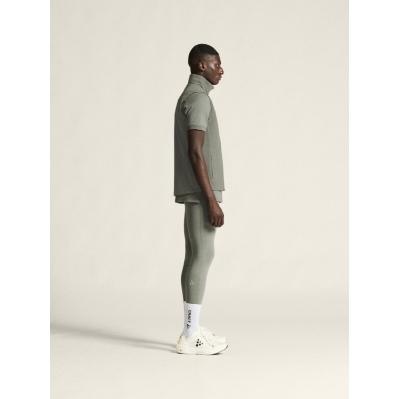 CRAFT MOŠKI FUNKCIONALEN BREZROKAVNIK ADV ESSENCE WARM VEST 2 SIVO-ZELENA LEAF