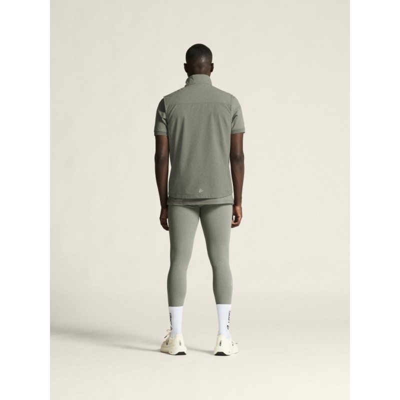 CRAFT MOŠKI FUNKCIONALEN BREZROKAVNIK ADV ESSENCE WARM VEST 2 SIVO-ZELENA LEAF