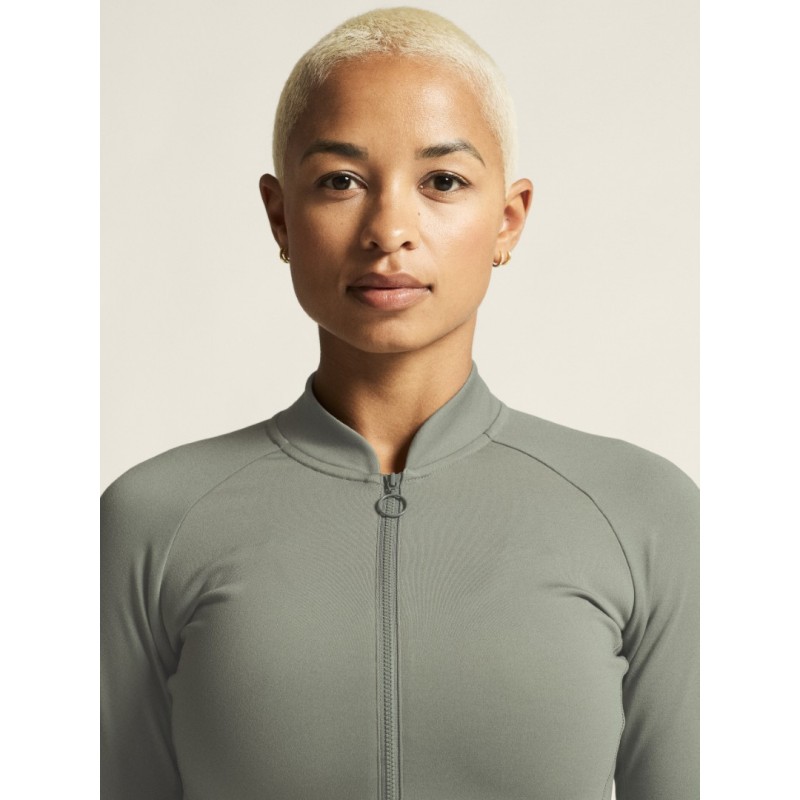 CRAFT ŽENSKA TEHNIČNA JOPICA Z ZADRGO COLLECTIVE ZIP SWEATER LEAF