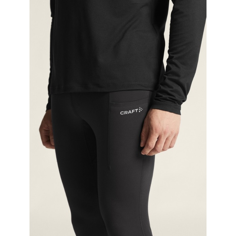 CRAFT MOŠKE DOLGE TOPLE ZIMSKE PAJKICE ADV ESSENCE WARM TIGHTS 3 BLACK - opomba v opisu