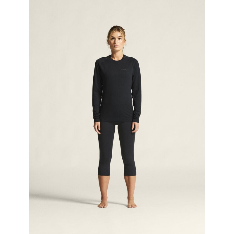 CRAFT ŽENSKA MAJICA Z DOLGIMI ROKAVI ACTIVE COMFORT 2 BLACK - AKTIVNO PERILO