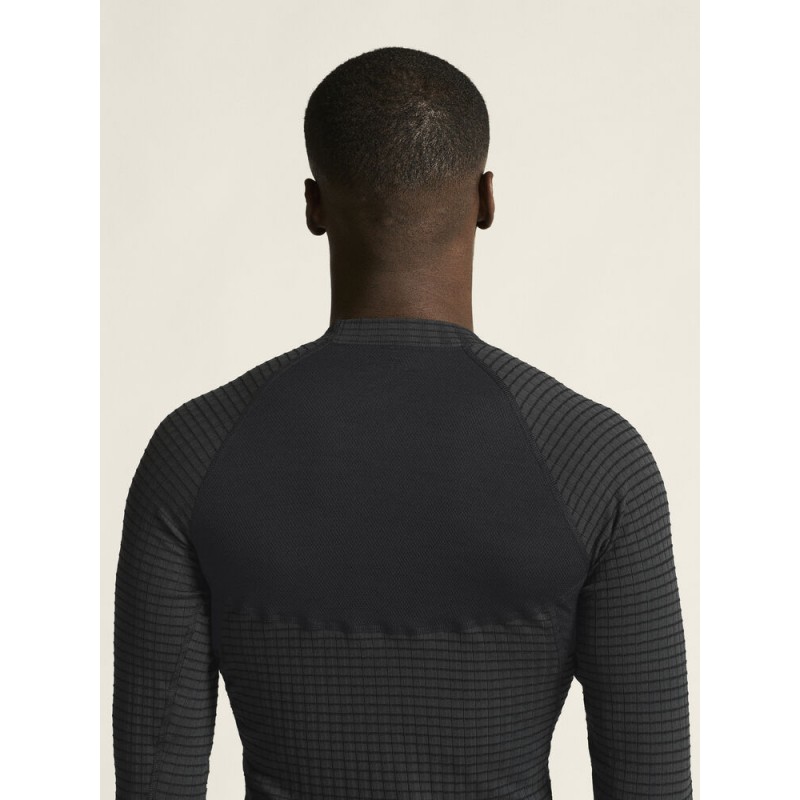 CRAFT 19% VOLNENA MOŠKA MAJICA Z DOLGIMI ROKAVI WOOL EXTREME X LS 2 BLACK - AKTIVNO PERILO