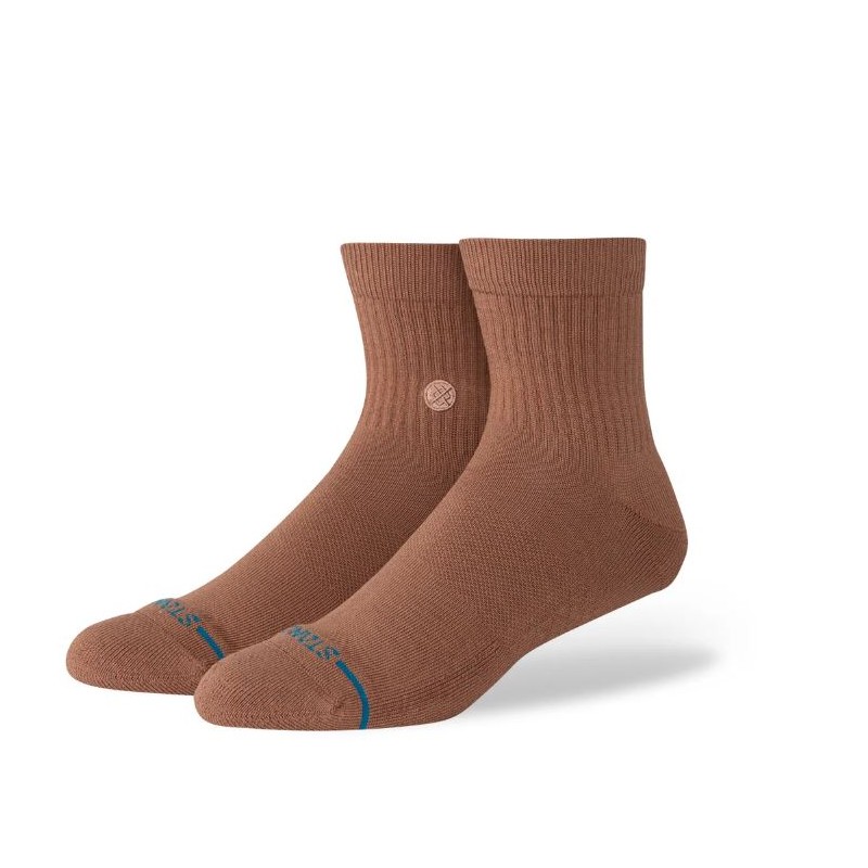 STANCE NOGAVICE ICON QUARTER BROWN
