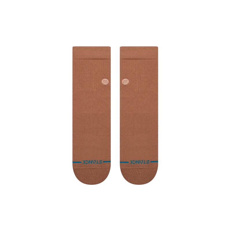 STANCE NOGAVICE ICON QUARTER BROWN