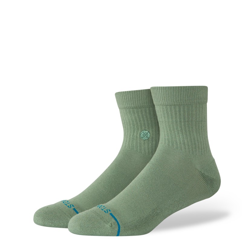 STANCE NOGAVICE ICON QUARTER SAGE