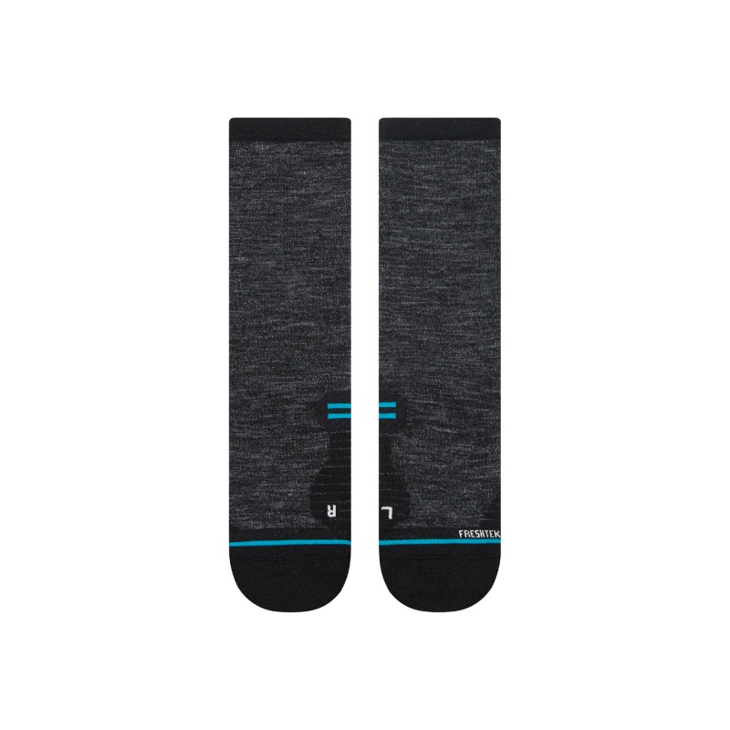 STANCE ZIMSKE TANKE VOLNENE TEHNIČNE NOGAVICE RUN LIGHT WOOL CREW BLACK