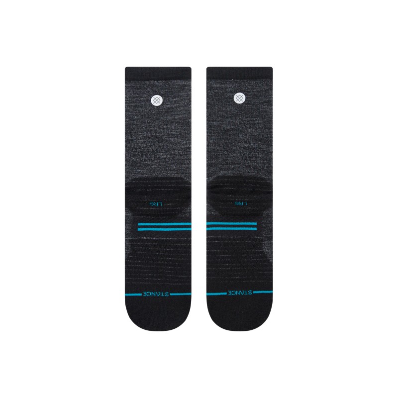 STANCE ZIMSKE TANKE VOLNENE TEHNIČNE NOGAVICE RUN LIGHT WOOL CREW BLACK