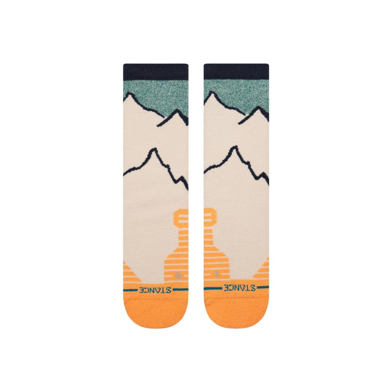 STANCE TEHNIČNE NOGAVICE PEAKING HIKE CREW TAN