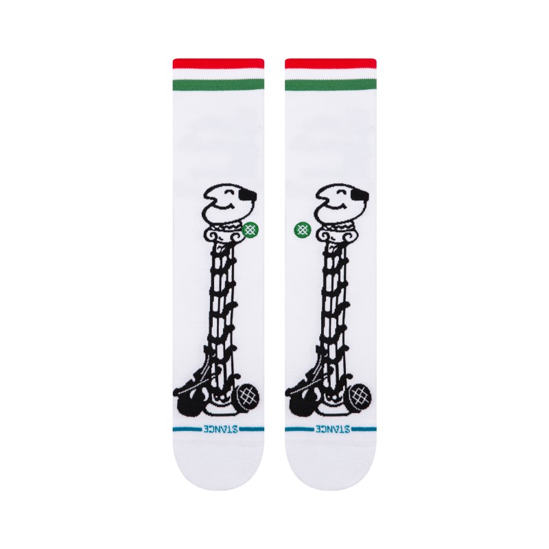 STANCE TANKE NOGAVICE LITTLE NEROS CREW WHITE