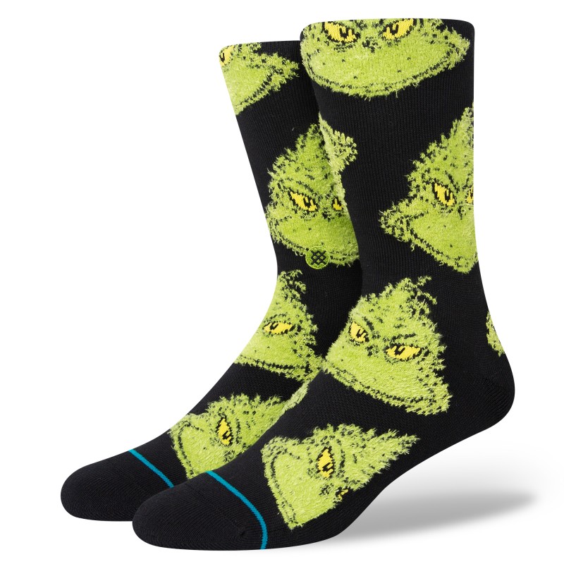 STANCE NOGAVICE GRINCH MEAN ONE CREW BLACK