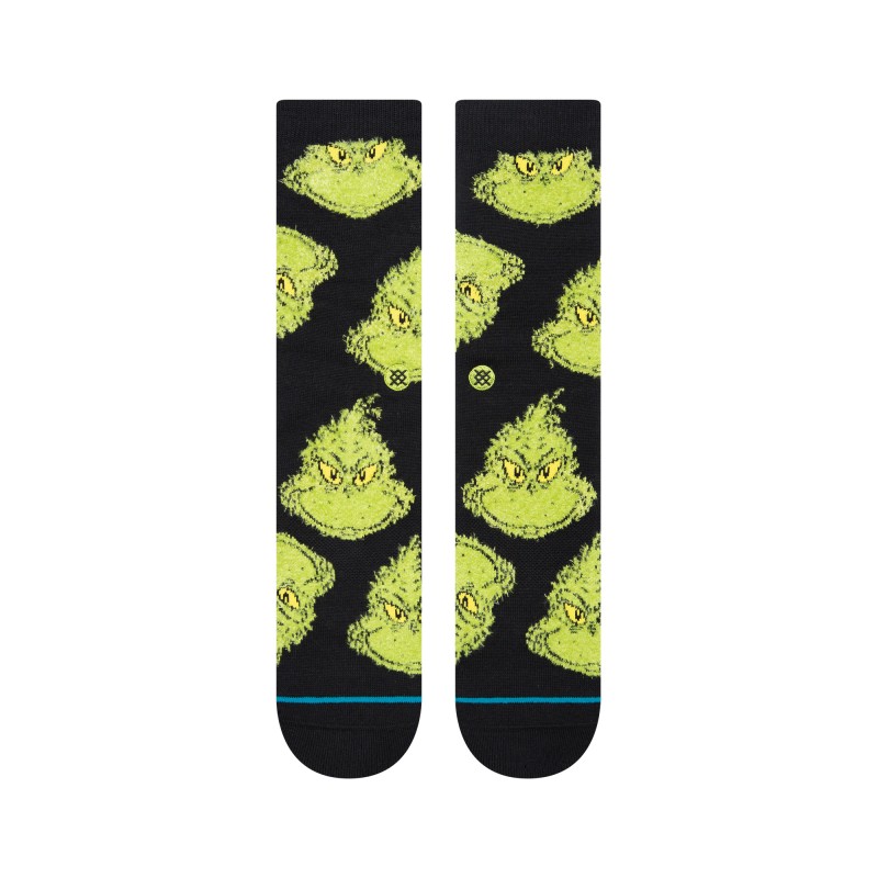 STANCE NOGAVICE GRINCH MEAN ONE CREW BLACK