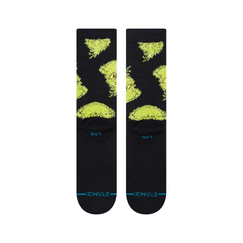STANCE NOGAVICE GRINCH MEAN ONE CREW BLACK