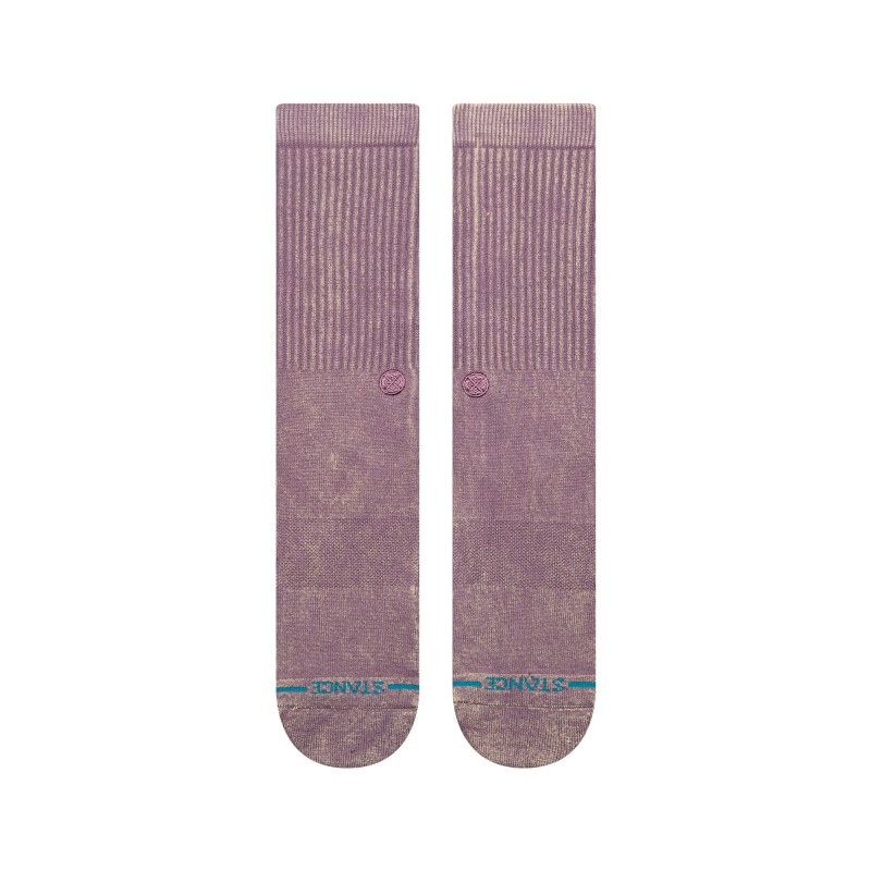 STANCE NOGAVICE ICON DYED CREW PLUM