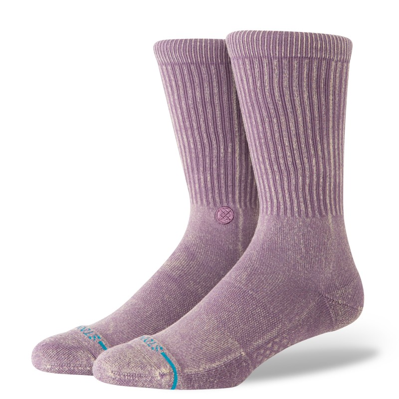 STANCE NOGAVICE ICON DYED CREW PLUM