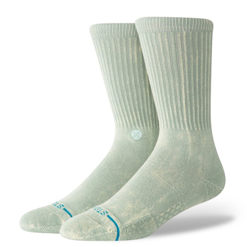 stance nogavice icon crew dyed seagreen