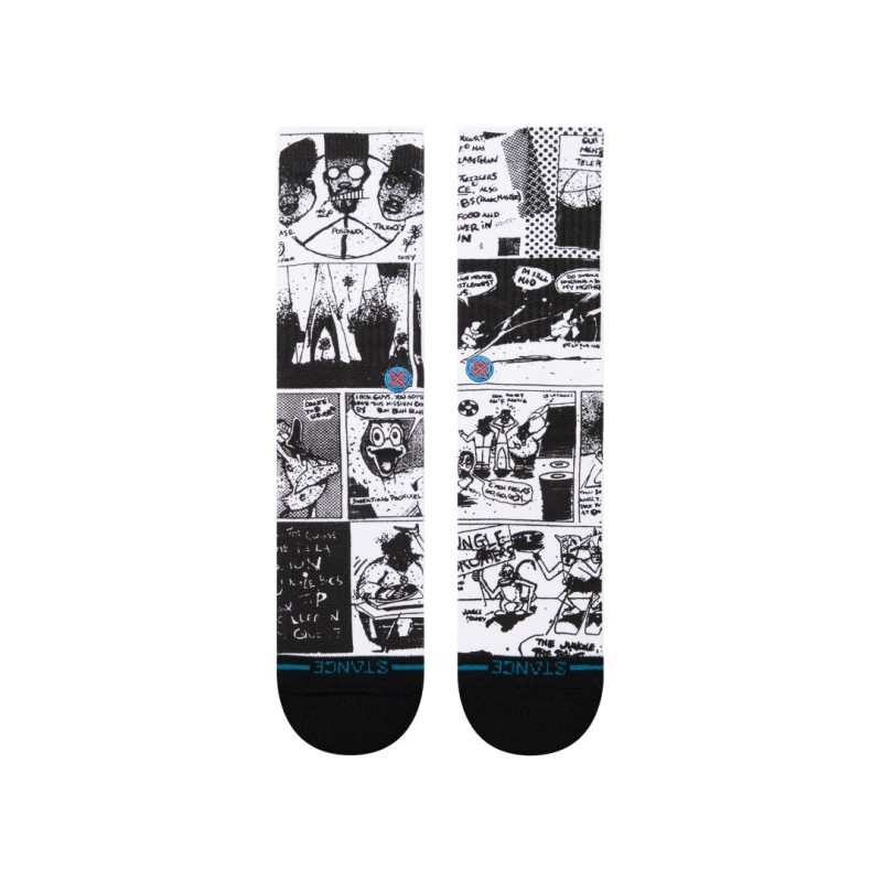 STANCE NOGAVICE  THE SLEEVE CREW BLACKWHITE