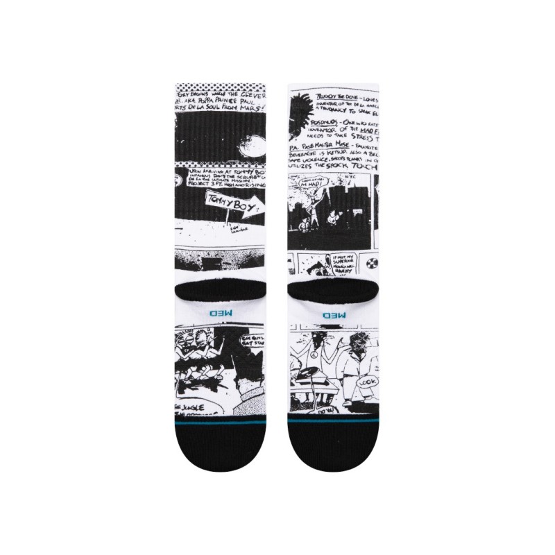 STANCE NOGAVICE  THE SLEEVE CREW BLACKWHITE