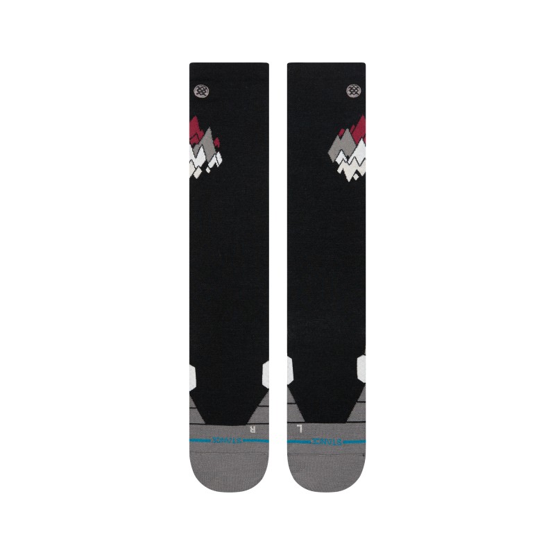 STANCE VOLNENE TEHNIČNE ZELO TANKE NOGAVICE PEAKS SNOW OTC BLACK