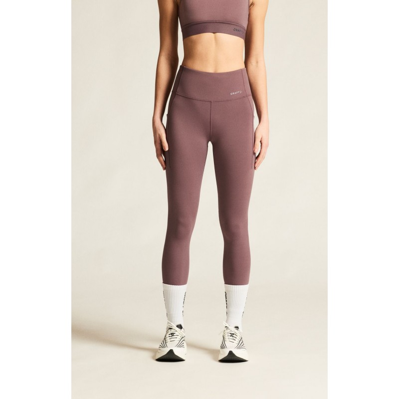 CRAFT ŽENSKE DOLGE  PAJKICE ADV ESSENCE TIGHTS 3 PUDRASTO VIJOLIČNA FLINT