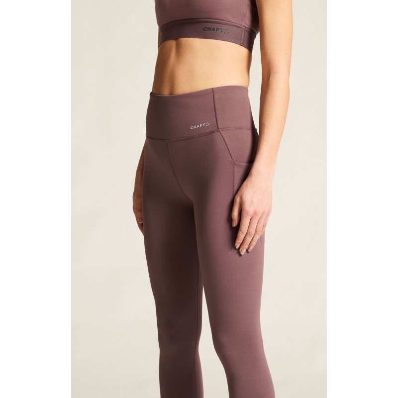 CRAFT ŽENSKE DOLGE  PAJKICE ADV ESSENCE TIGHTS 3 PUDRASTO VIJOLIČNA FLINT