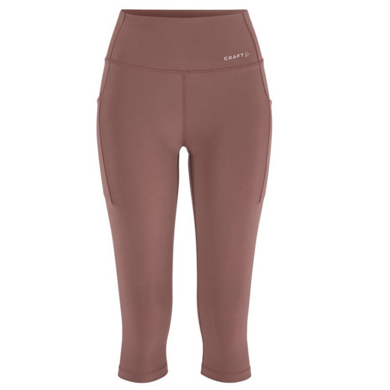 CRAFT ŽENSKE PAJKICE 3/4 CAPRI ADV ESSENCE 3 PUDRASTO VIJOLIČNA FLINT