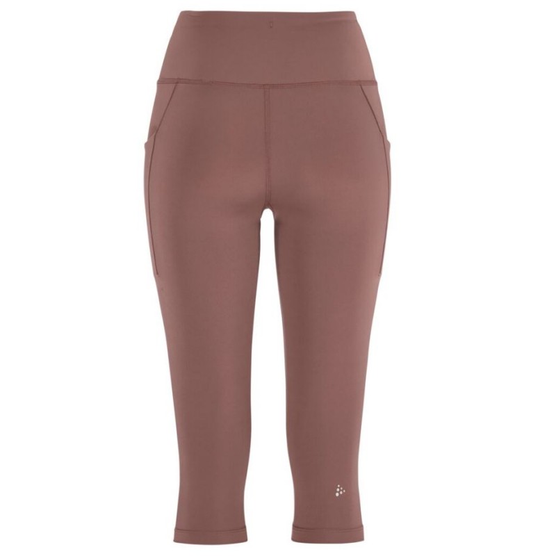 CRAFT ŽENSKE PAJKICE 3/4 CAPRI ADV ESSENCE 3 PUDRASTO VIJOLIČNA FLINT