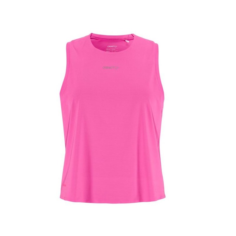 CRAFT ŽENSKA MAJICA BREZ ROKAVOV PRO HYPERVENT SINGLET ROZA MAGENTA