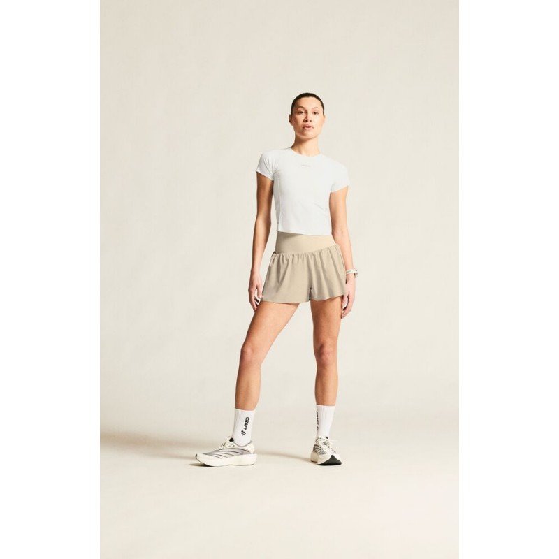 CRAFT ŽENSKA KRAJŠA MAJICA S KRATKIMI ROKAVI PRO HYPERVENT CROPPED TEE BELA WHITE