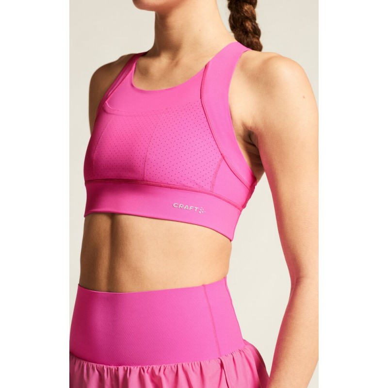 CRAFT ŽENSKI ŠPORTNI NEDERČEK PRO HYPERVENT POCKET SPORT TOP ROZA MAGENTA