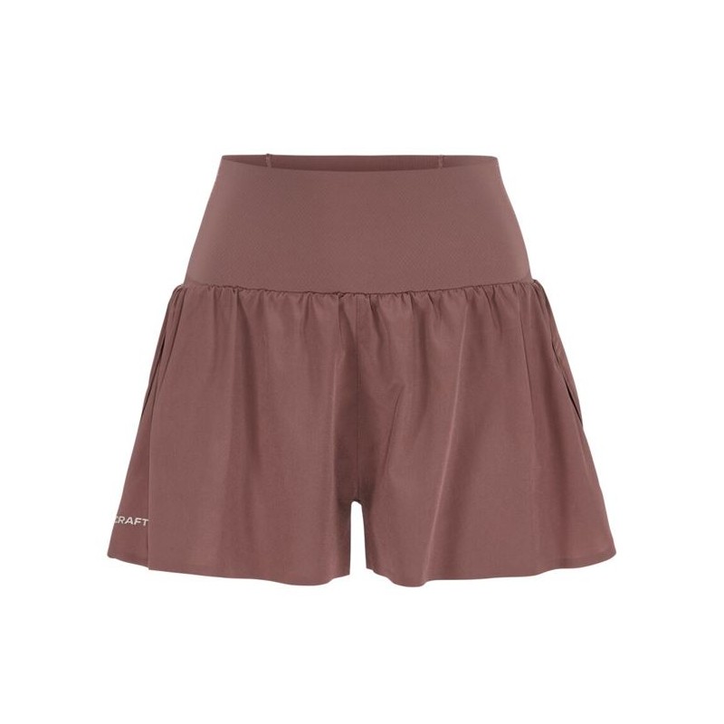 CRAFT ŽENSKE ŠIROKE KRATKE HLAČE PRO HYPERVENT WIDE SHORTS PUDRASTO VIJOLIČNA FLINT
