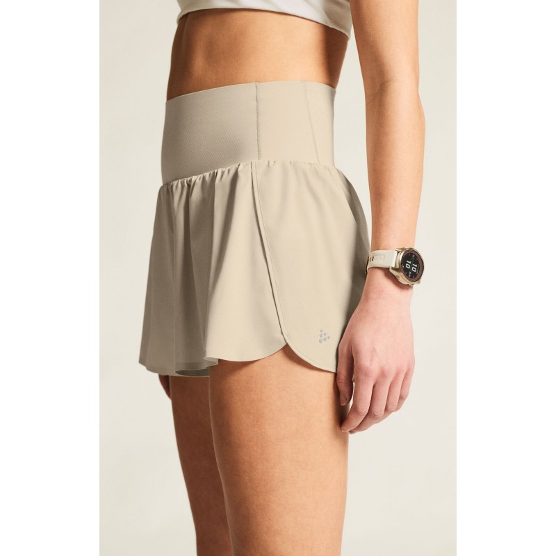 CRAFT ŽENSKE ŠIROKE KRATKE HLAČE PRO HYPERVENT WIDE SHORTS BEŽ PLASTER