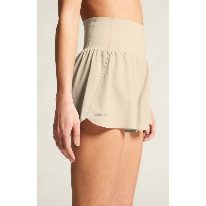CRAFT ŽENSKE ŠIROKE KRATKE HLAČE PRO HYPERVENT WIDE SHORTS BEŽ PLASTER