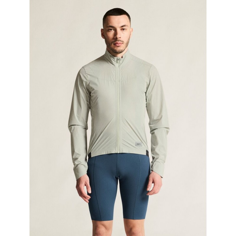 CRAFT MOŠKA LAHKA KOLESARSKA JAKNA/VETROVKA ADV ENDUR LIGHT WIND JACKET SIVA PIGEON
