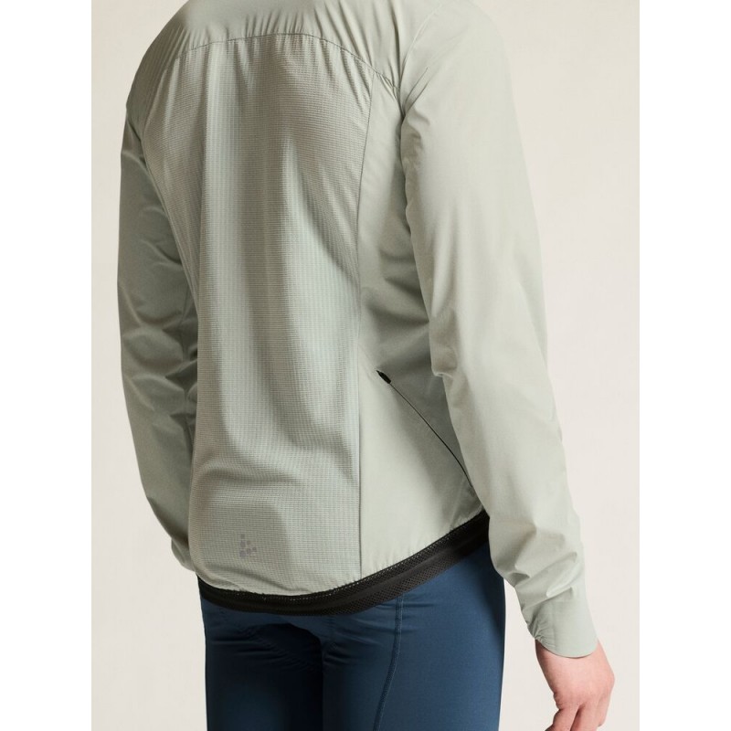 CRAFT MOŠKA LAHKA KOLESARSKA JAKNA/VETROVKA ADV ENDUR LIGHT WIND JACKET SIVA PIGEON