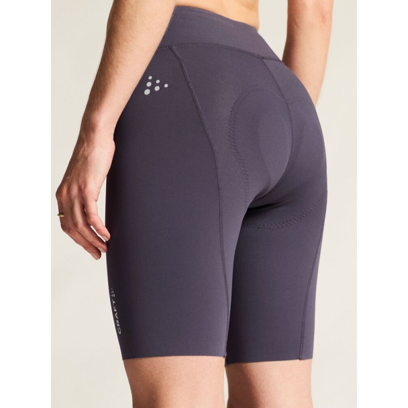 CRAFT ŽENSKE KOLESARSKE KRATKE HLAČE S PODLOŽKO ADV ENDUR SHORTS C2 TEMNO VIJOLIČNA GRAYSTONE