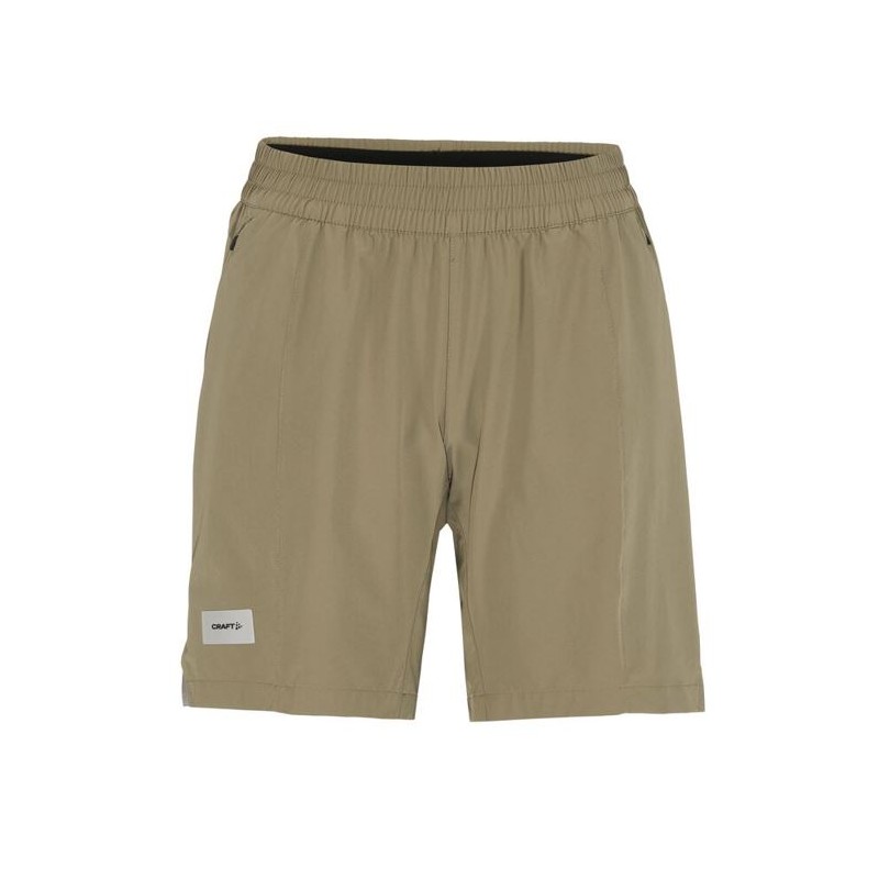 CRAFT ŽENSKE KOLESARSKE KRATKE HLAČE S SNEMLJIVO PODLOŽKO CORE EVERYDAY SHORTS W PAD W TEMNO BEŽ RAW